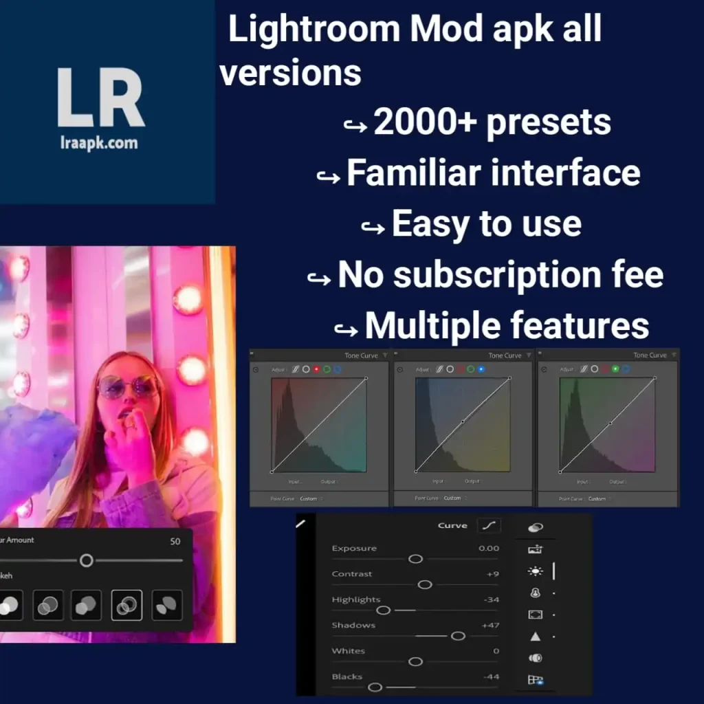 Lightroom Mod apk old versions