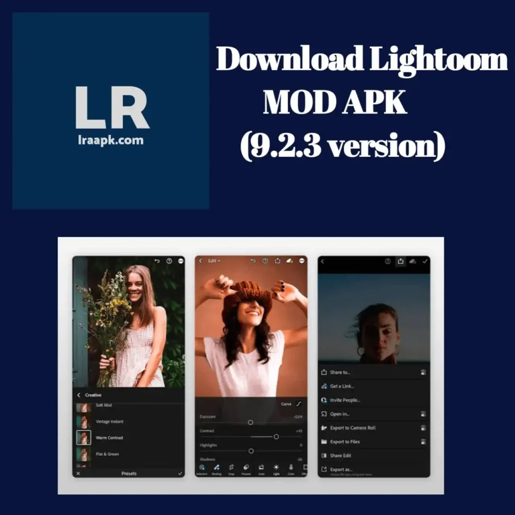 Adobe Lightroom MOD APK v9.2.3Premium Unlocked (Latest Version 2024)