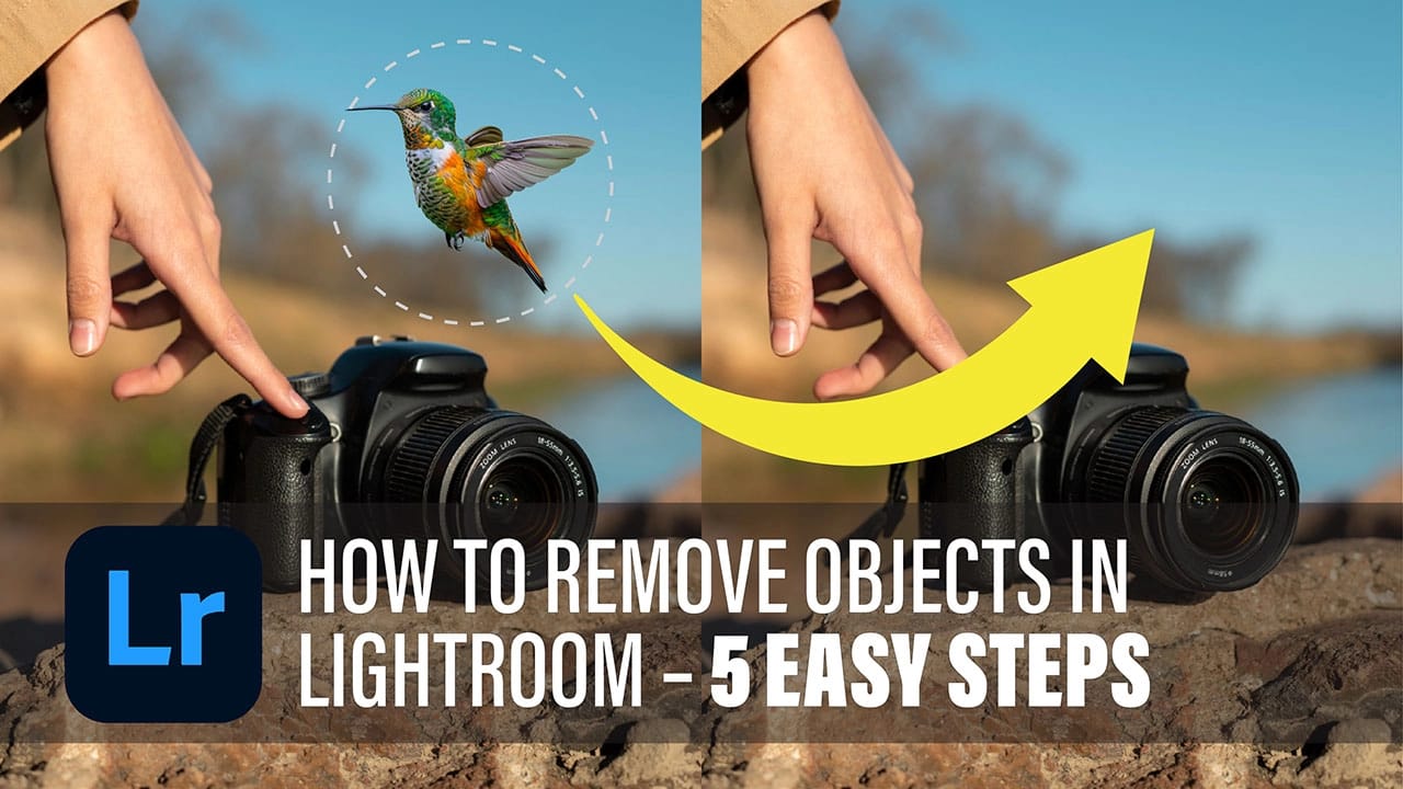 how to remove objects in lightroom